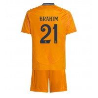 Camisa de time de futebol Real Madrid Brahim Diaz #21 Replicas 2º Equipamento Infantil 2024-25 Manga Curta (+ Calças curtas)